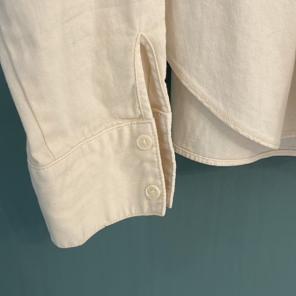 Free People Ruffle Button Up - Picture 3 of 4